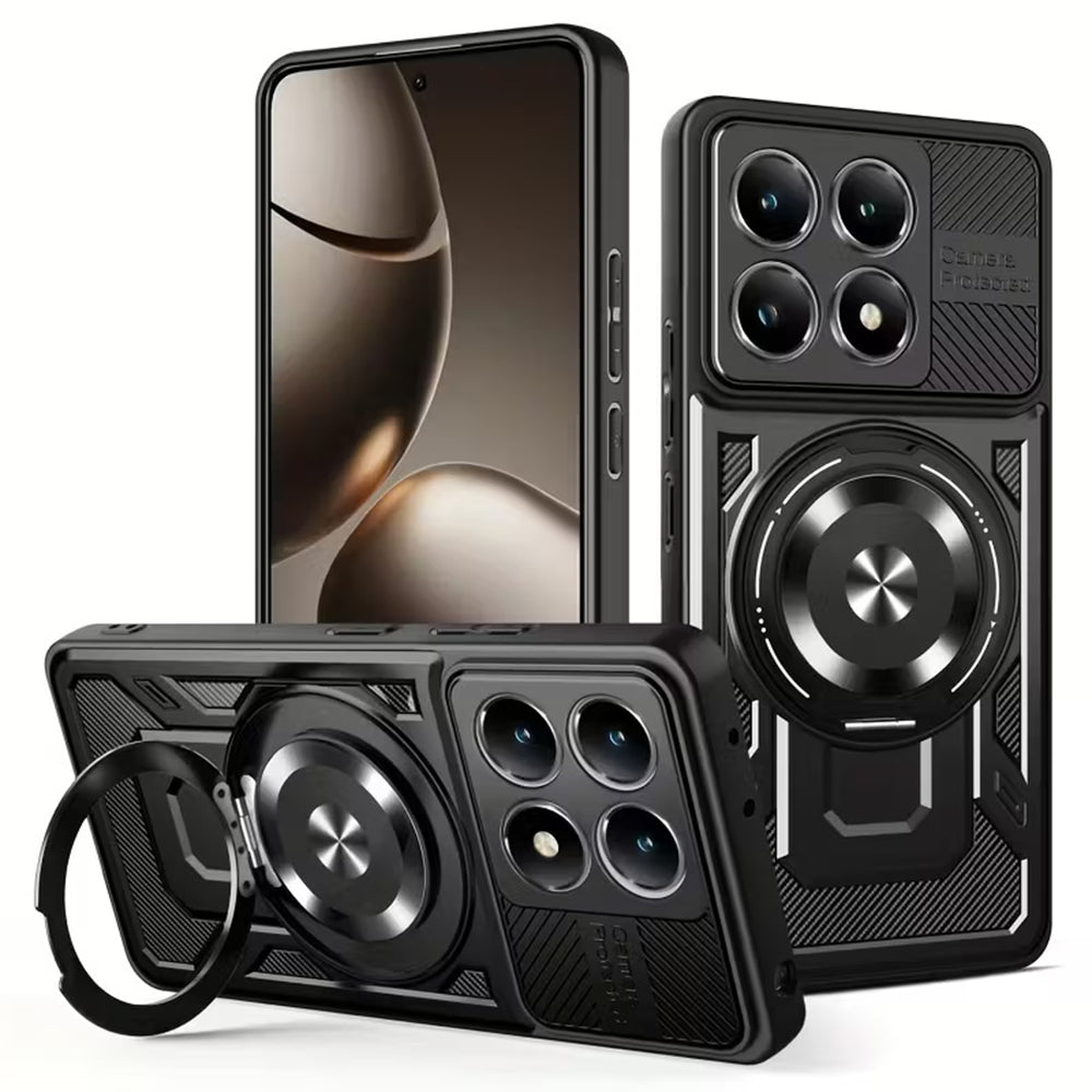 Hülle für Xiaomi 15T, Techsuit, RuggedCam, Schwarz