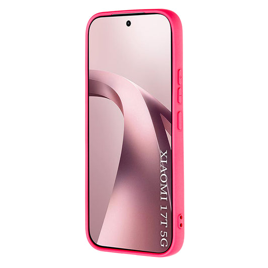 Hülle für Xiaomi 17T, Techsuit, SoftFlex, Dunkelrosa