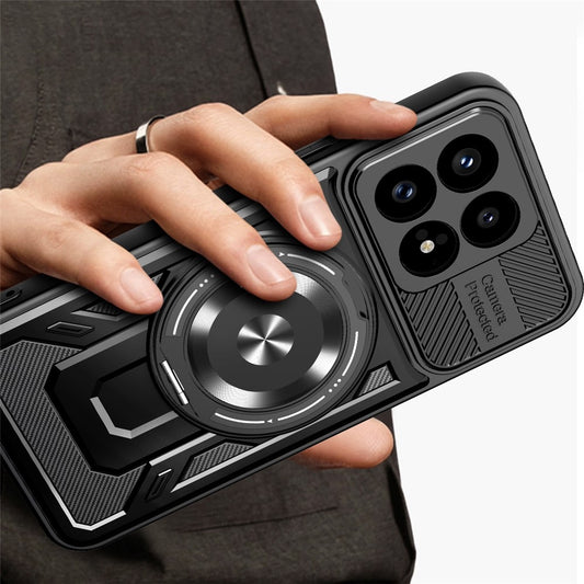 Hülle für Xiaomi Poco F8 Pro, Techsuit, RuggedCam, Blau