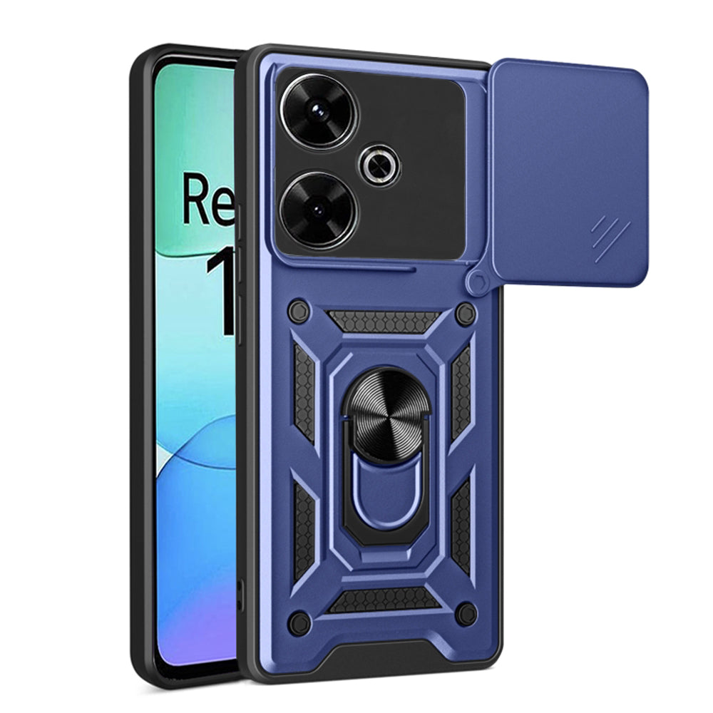 Hülle für Xiaomi Poco M6 4G / Redmi 13, Techsuit, CamShield, Blau