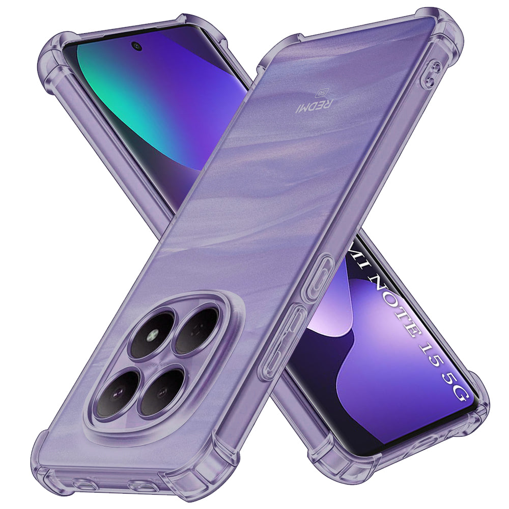 Case for Xiaomi Poco M8 / Redmi Note 15 5G / Note 15 4G, Techsuit, Shockproof Clear, Smoky