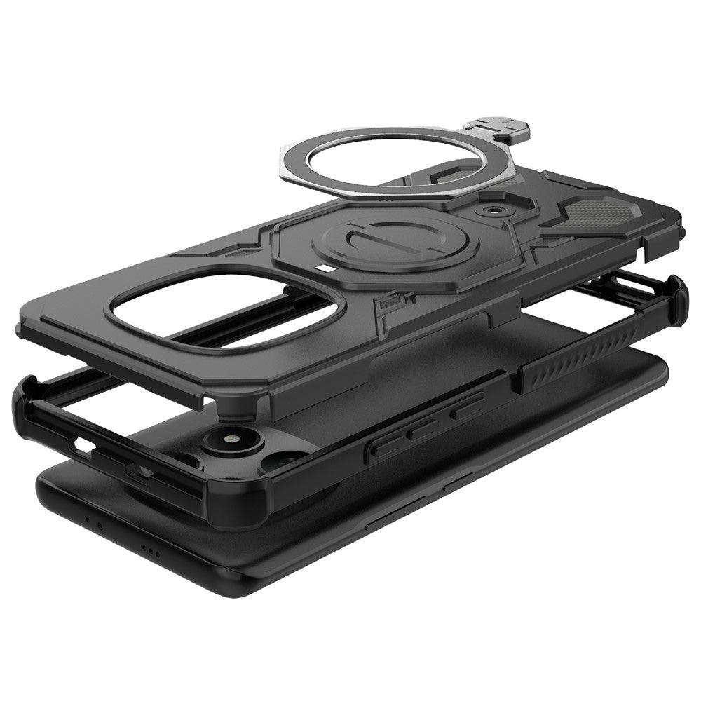 Hülle für Xiaomi Poco M8 / Redmi Note 15 5G, Techsuit, Carbon Shield Pro, Schwarz