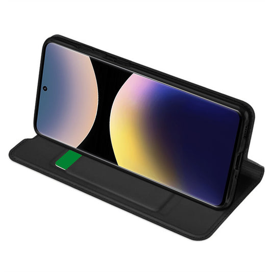 Hülle für Xiaomi Poco X7 / Note 14 Pro 5G, Techsuit, Magskin Book, Schwarz