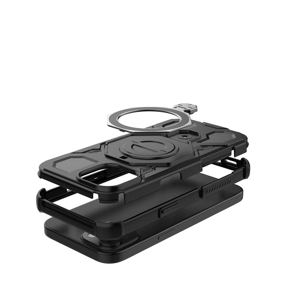 Hülle für Xiaomi Redmi 15 5G / 15 4G, Techsuit, Carbon Shield Pro, Weiß