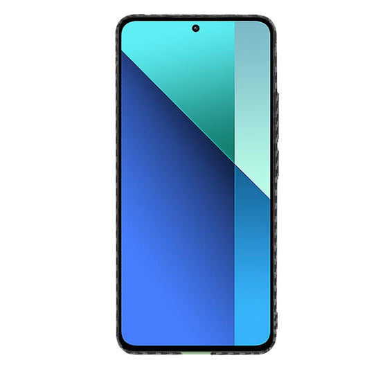 Hülle für Xiaomi Redmi Note 13 4G, Techsuit, Carbonite FiberShell, Schwarz