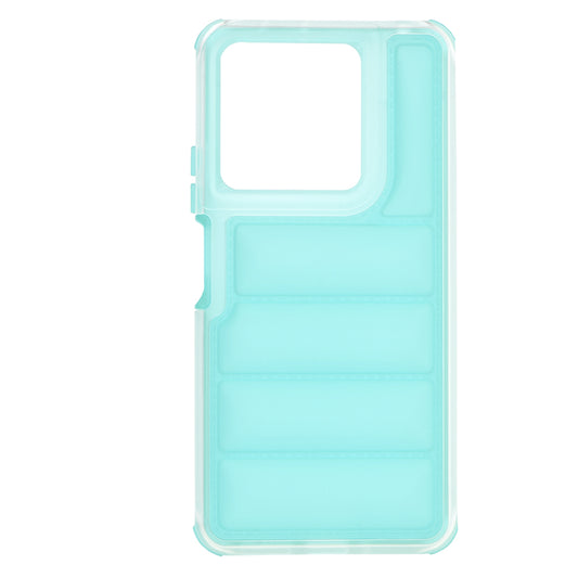 Hülle für Xiaomi Redmi Note 13 5G, Techsuit, Wave Shield, Türkis