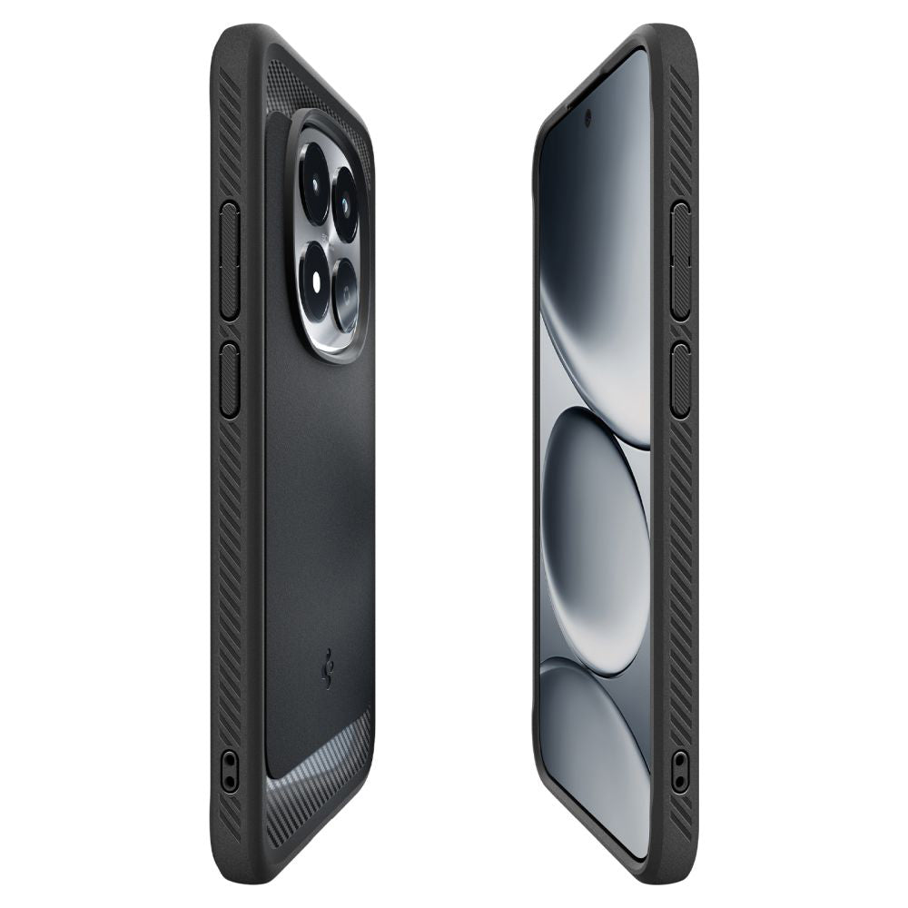 Hülle für Xiaomi Redmi Note 15 Pro 5G, Spigen, Rugged Armor, Mattschwarz ACS10460