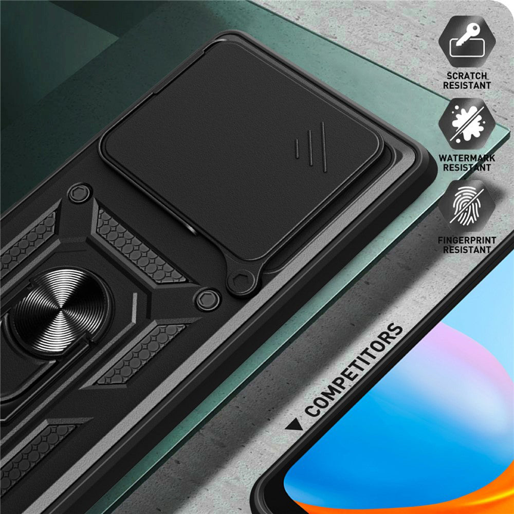 Case for Xiaomi Redmi Note 15 Pro 5G, Techsuit, CamShield, Black