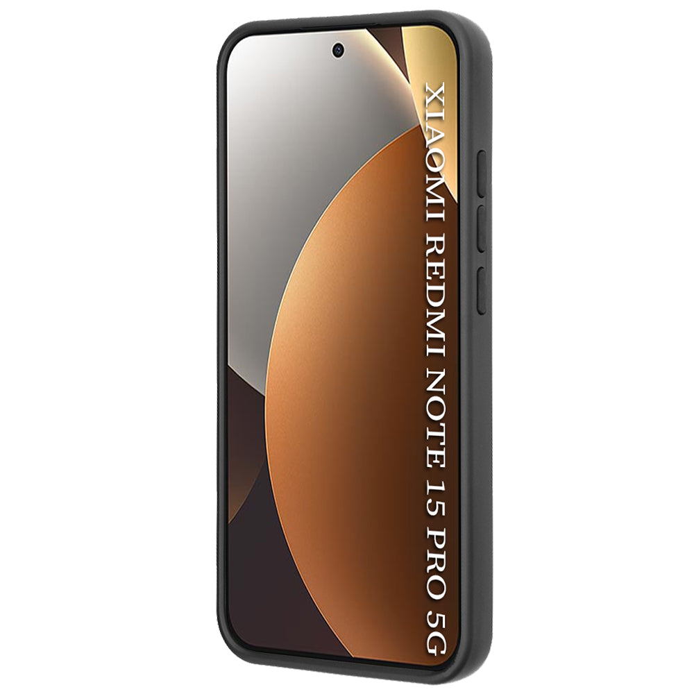 Hülle für Xiaomi Redmi Note 15 Pro 5G, Techsuit, Glinth, Schwarz