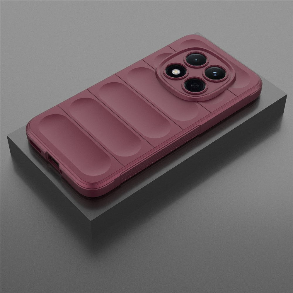Hülle für Xiaomi Redmi Note 15 Pro 5G, Techsuit, Magic Shield, Kirschrot