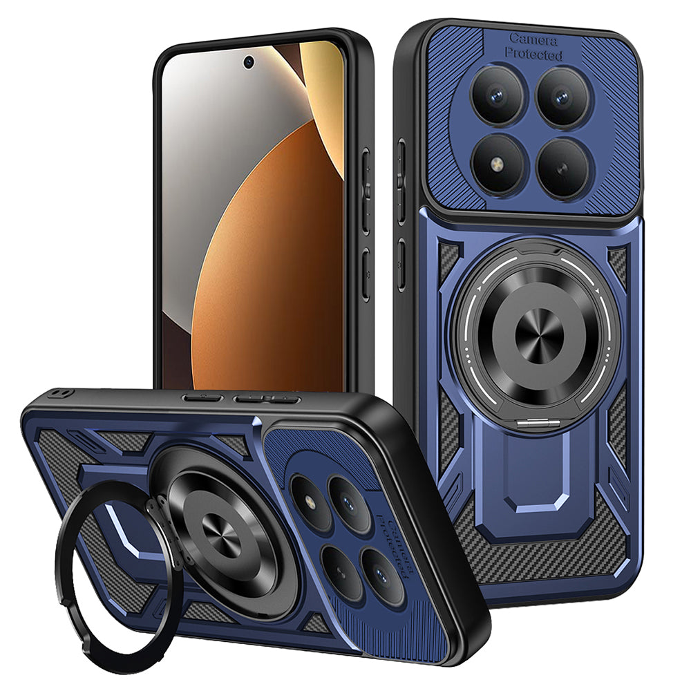 Hülle für Xiaomi Redmi Note 15 Pro 5G, Techsuit, RuggedCam, Blau