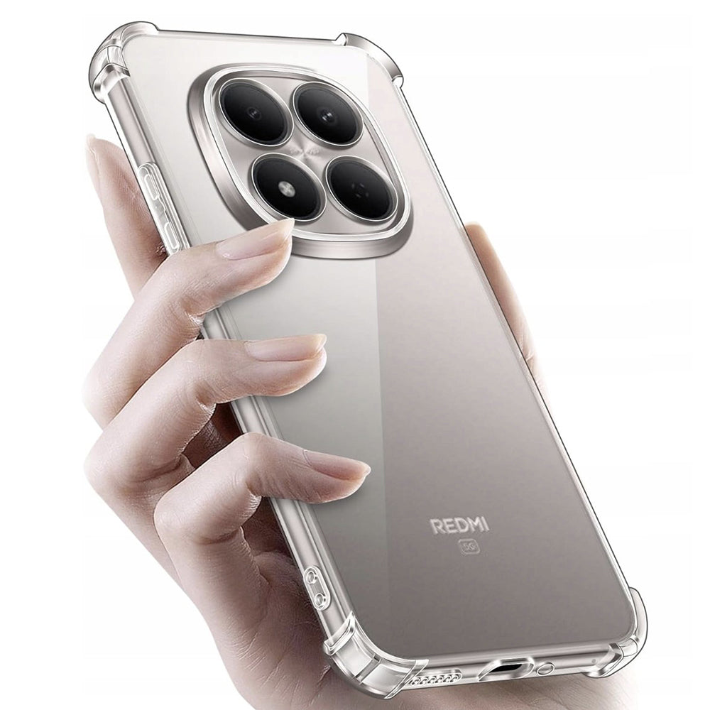 Hülle für Xiaomi Redmi Note 15 Pro 5G, Techsuit, Shockproof Clear, Transparent