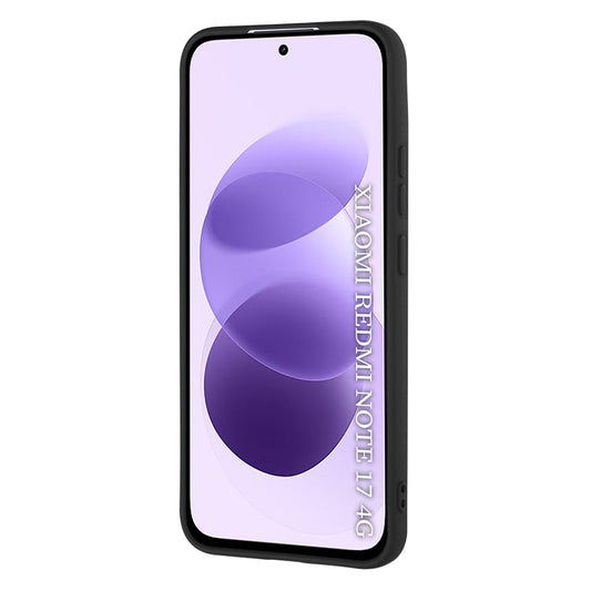 Hülle für Xiaomi Redmi Note 17 4G / Note 17 5G, Techsuit, SoftFlex, Schwarz