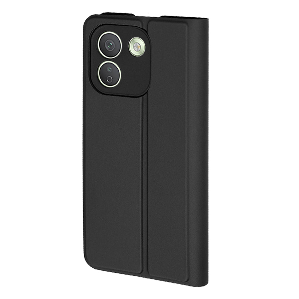 Hülle für Xiaomi Redmi Note 17 Pro Max, Techsuit, Magskin Book, Schwarz