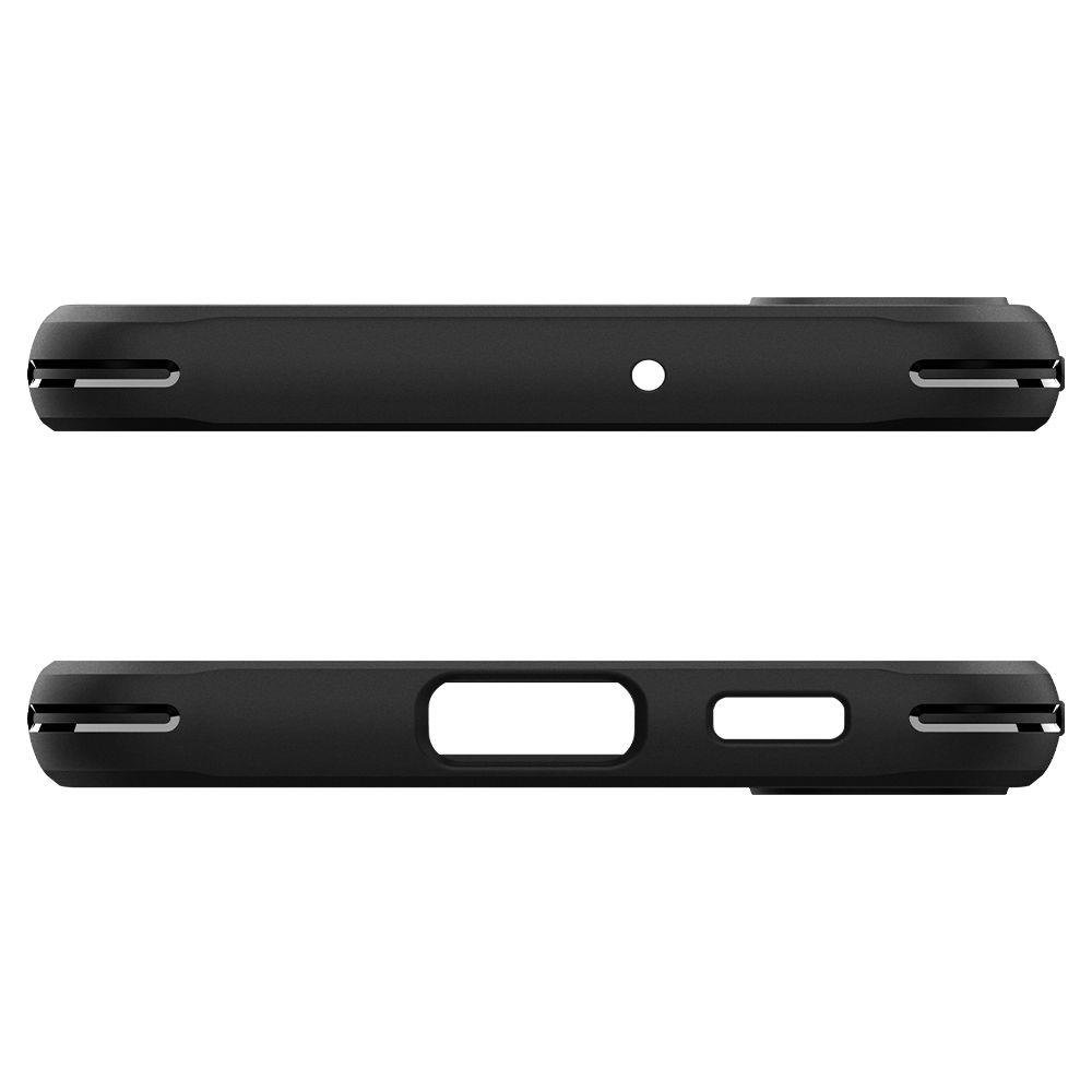 Spigen Rugged Armor Hülle für Samsung Galaxy S22 5G | Schwarz | MIL-STD