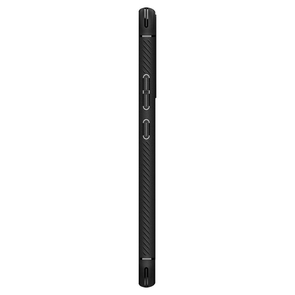 Spigen Rugged Armor Hülle für Samsung Galaxy S22 5G | Schwarz | MIL-STD