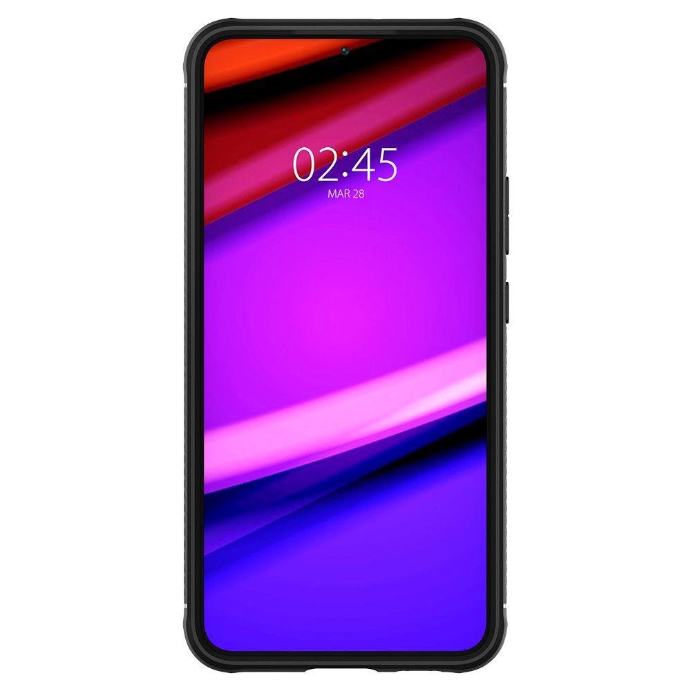 Spigen Rugged Armor Hülle für Samsung Galaxy S22 5G | Schwarz | MIL-STD