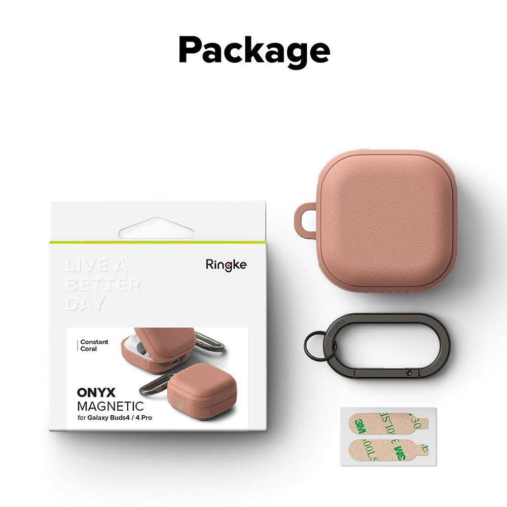 Ringke Onyx Magnethülle für Samsung Galaxy Buds4 / Buds4 Pro, Bronze