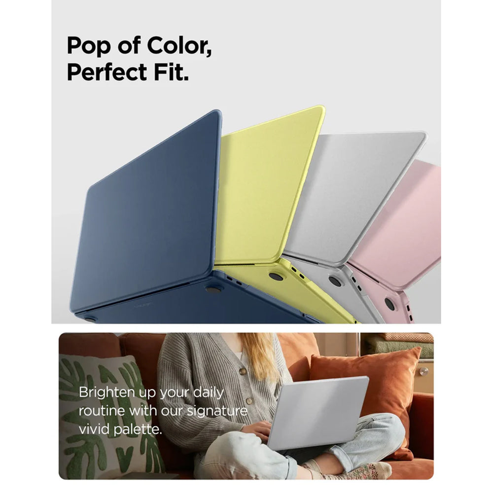 Spigen Airskin Hülle für Apple MacBook Neo 13 Zoll, Transparent Matt ACS11543