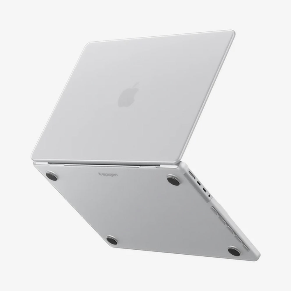 Spigen Airskin Hülle für Apple MacBook Pro 16 Zoll (2026) / (2024) / (2023) / (2021), Transparent Satin ACS11526