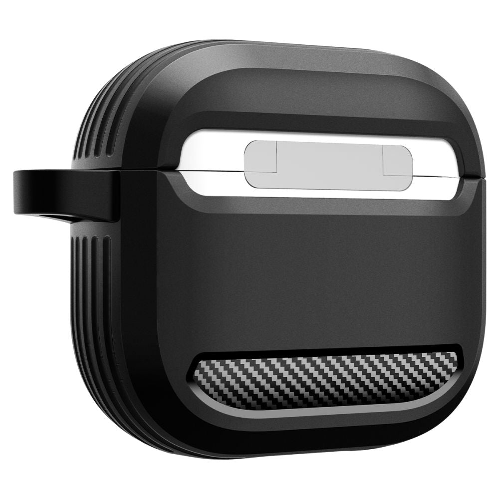 Spigen Rugged Armor Case for Apple AirPods 4, Matte Black