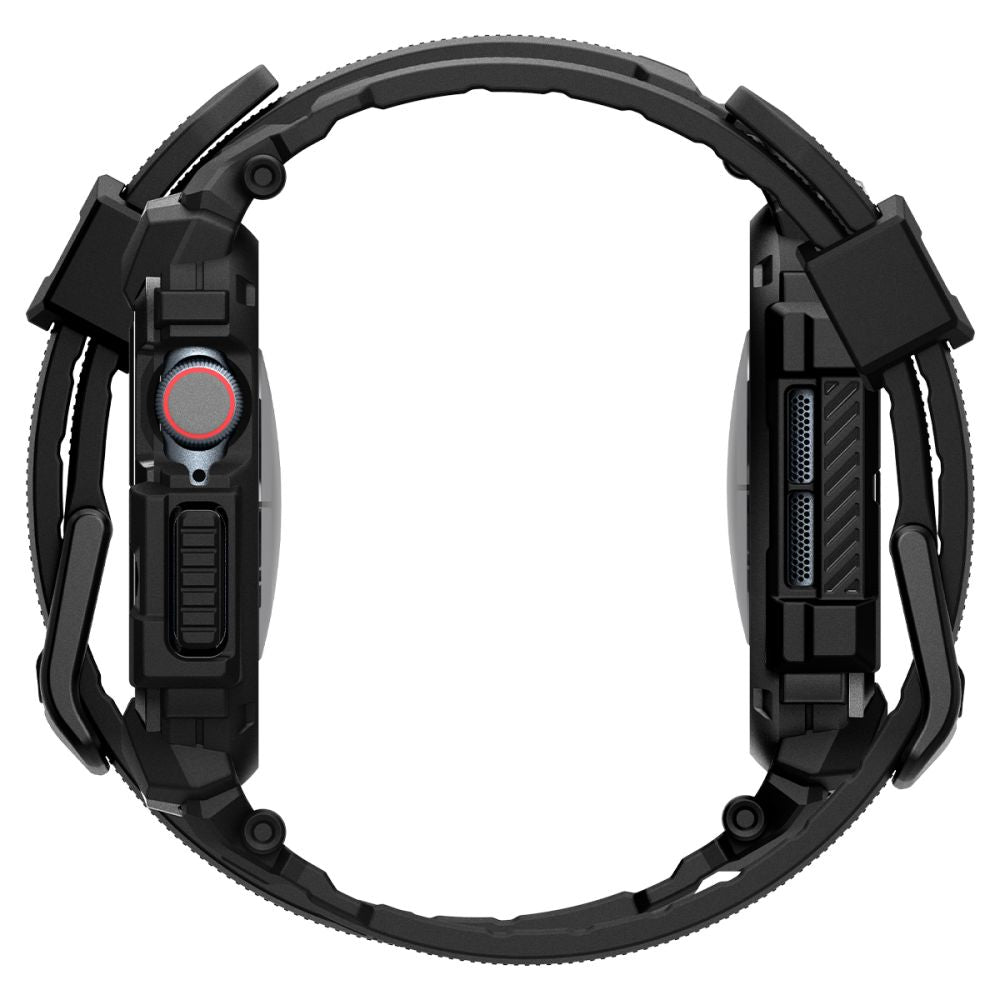 Spigen Rugged Armor Pro Hülle für Apple Watch Series 10 42mm, Mattschwarz ACS08591