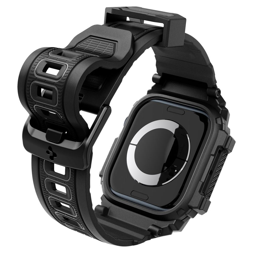 Spigen Rugged Armor Pro Hülle für Apple Watch Series 10 42mm, Mattschwarz ACS08591