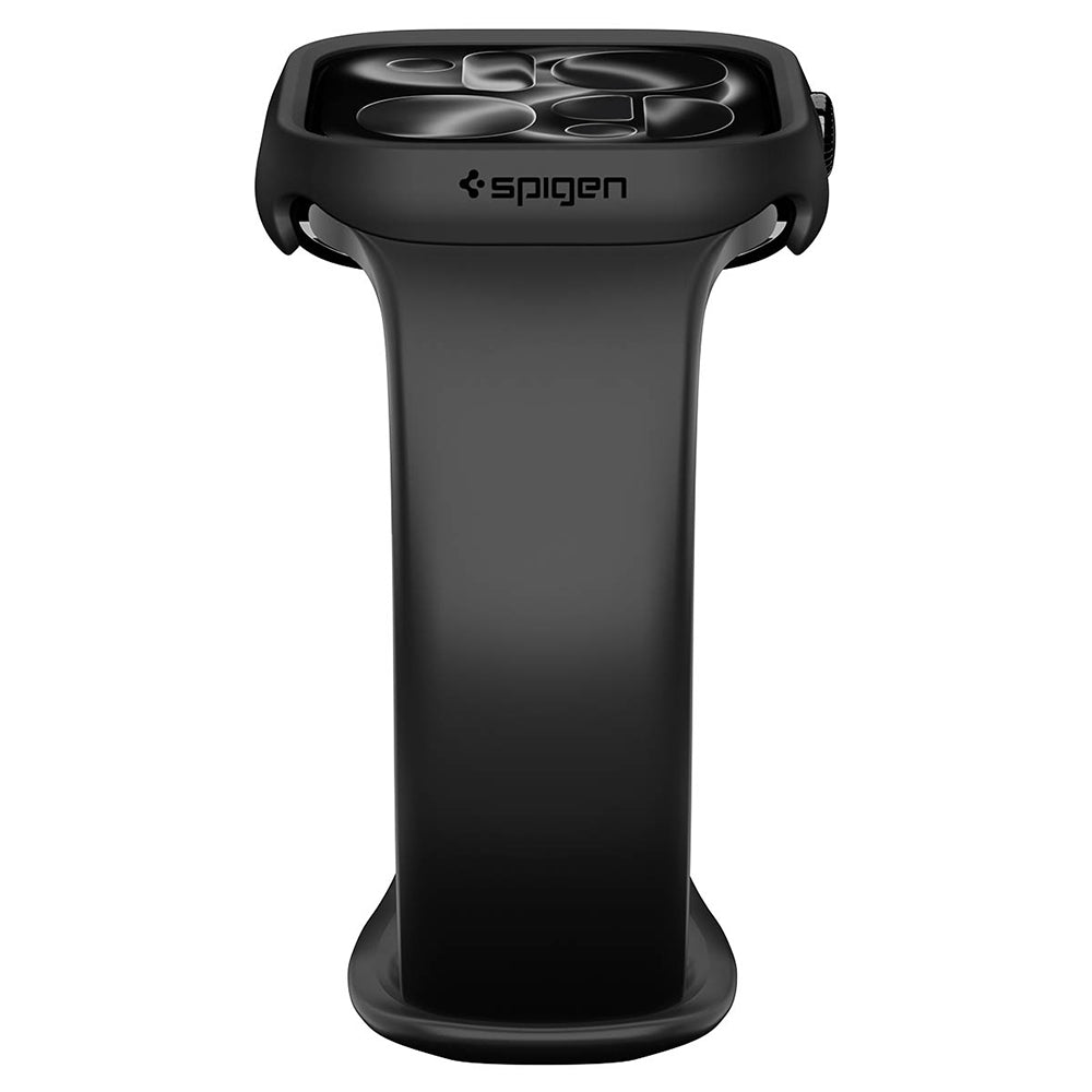 Spigen Thin Fit Hülle für Apple Watch 12 42mm, Schwarz ACS11880