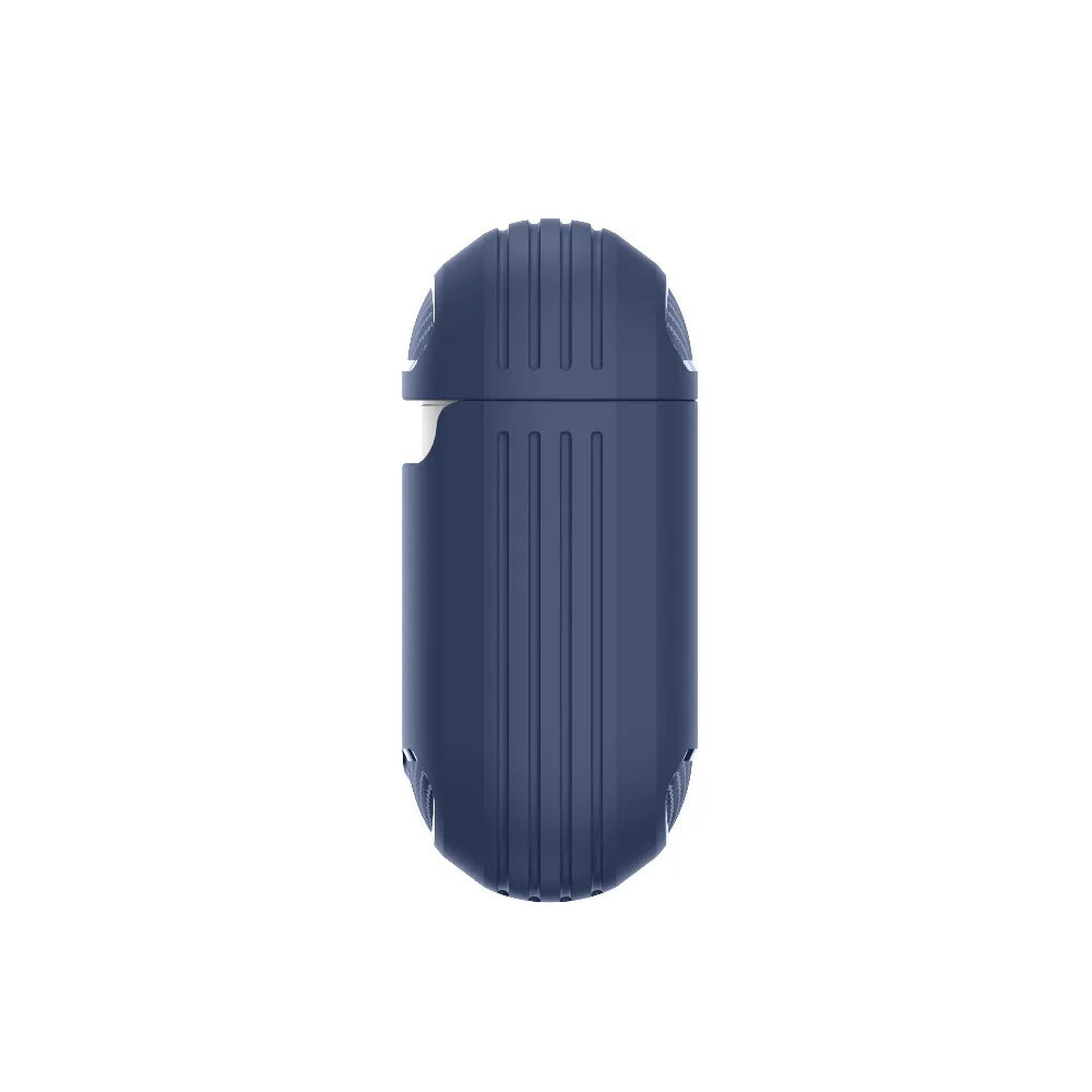 Techsuit Carbon Hülle für Apple AirPods Gen 2 / Gen 1, Grau