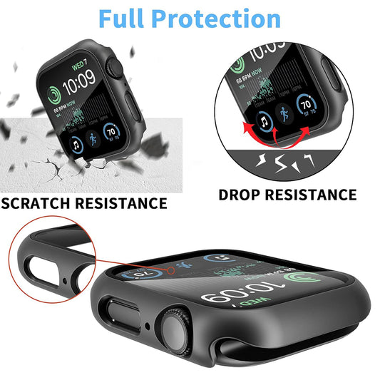 Techsuit Defense360 Pro Hülle für Apple Watch 40mm Series, Schwarz