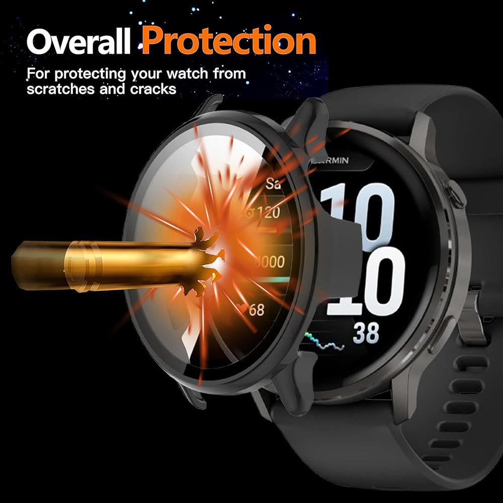 Techsuit Defense360 Pro Hülle für Garmin Venu 4 45mm, Rosa