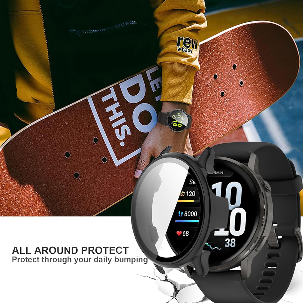 Techsuit Defense360 Pro Hülle für Garmin Venu 4 45mm, Grün