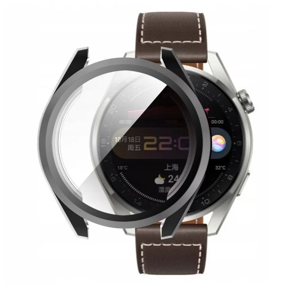 Techsuit Defense360 Pro Hülle für Huawei Watch 3 Pro, Schwarz