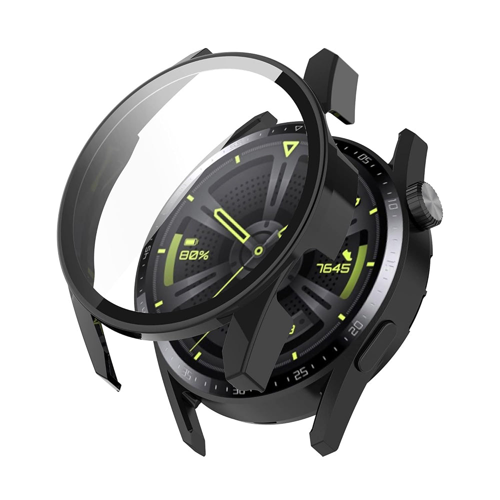 Techsuit Defense360 Pro Hülle für Huawei Watch GT 3 42mm, Schwarz