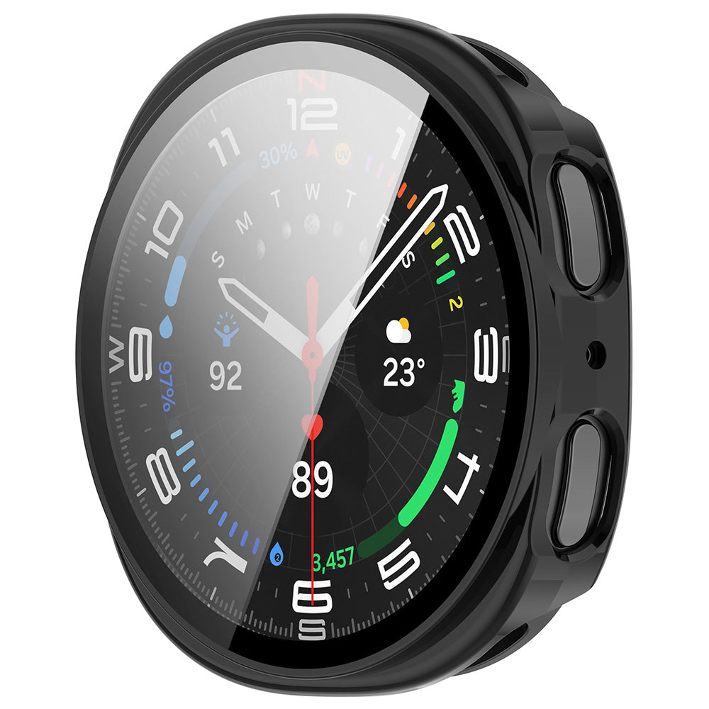 Techsuit Defense360 Pro Hülle für Samsung Galaxy Watch9 / Watch8 40mm, Matt Schwarz