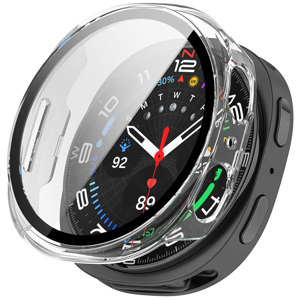 Techsuit Defense360 Pro Hülle für Samsung Galaxy Watch9 / Watch8 44mm, Transparent