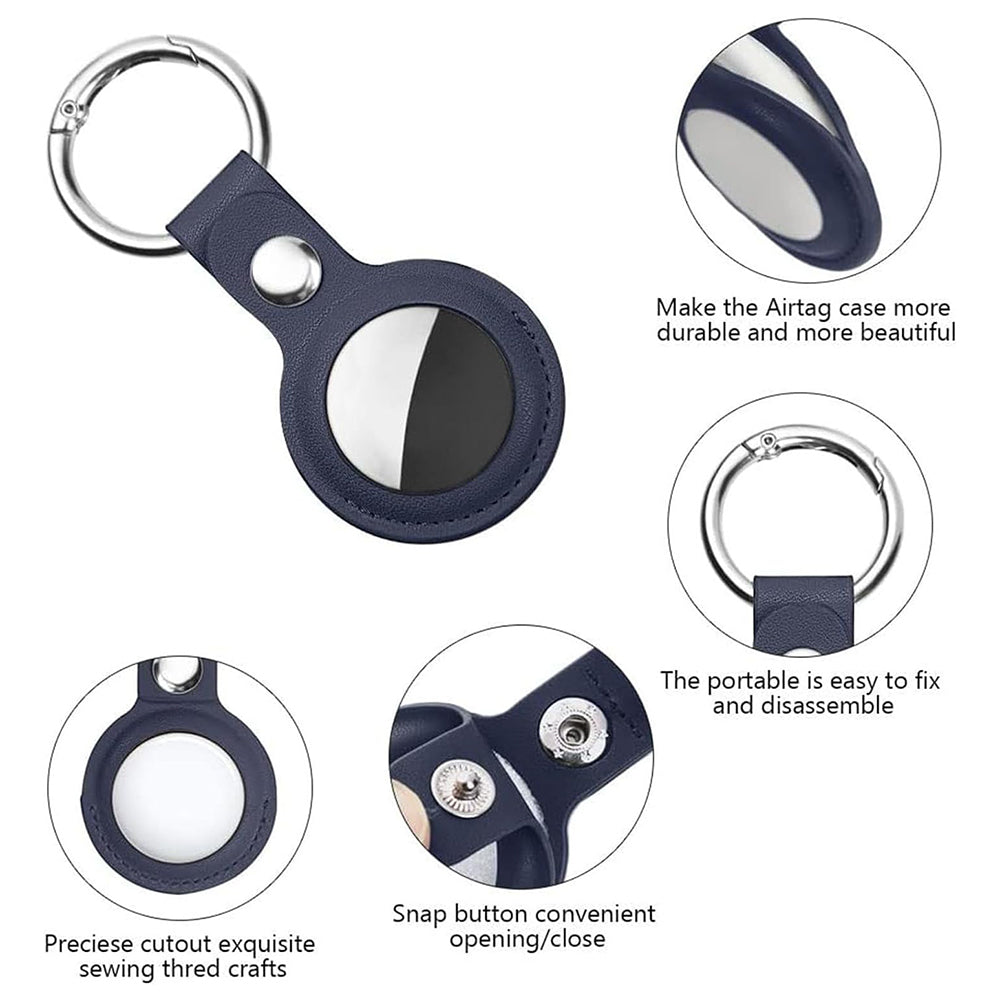 Techsuit SLH1 Hülle für Apple AirTag, Blau