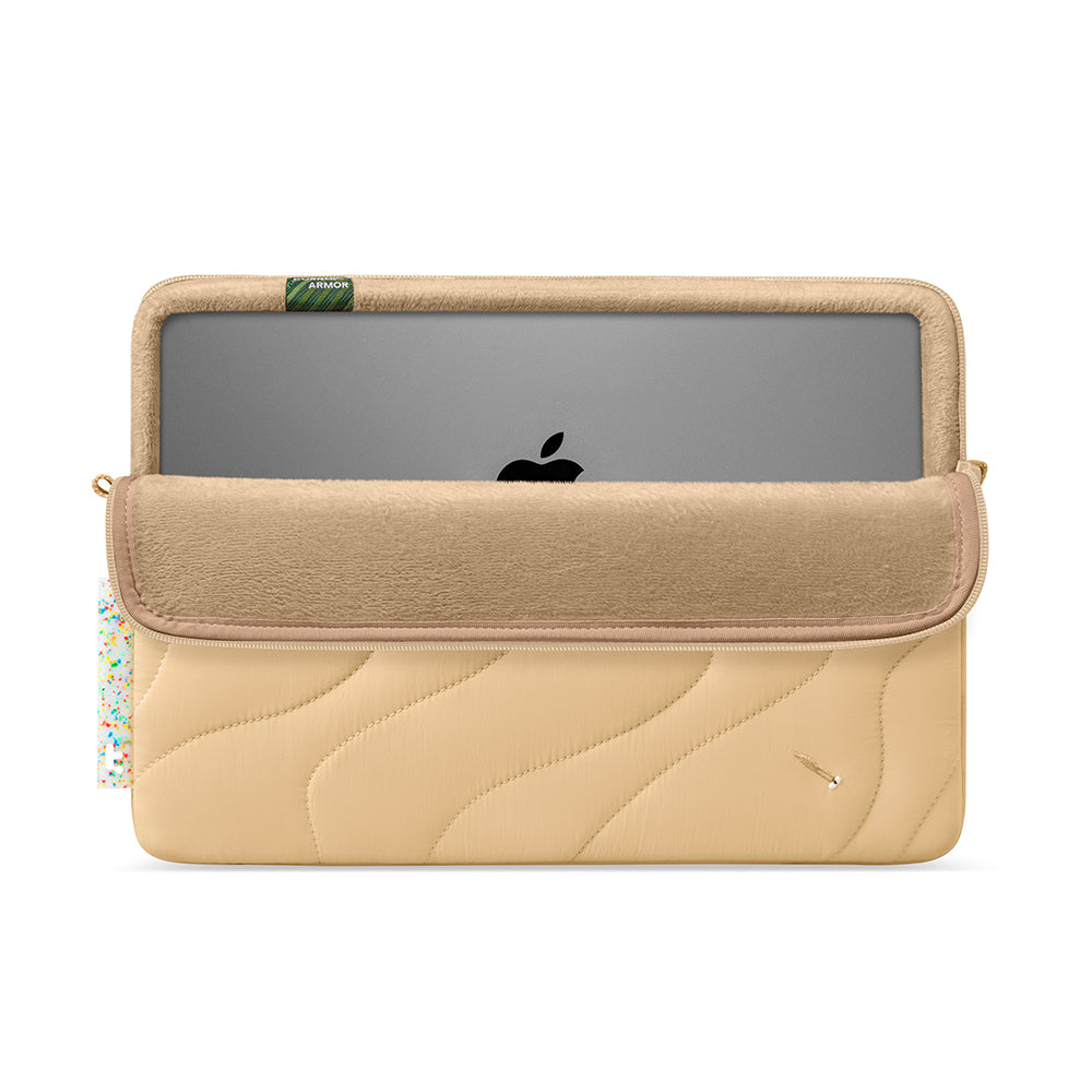 Tomtoc Terra Hülle für 14-Zoll-Laptop, Creme