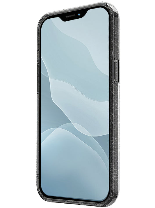 Tasche für Apple iPhone 12 mini, UNIQ, LifePro Tinsel Glitter, Grau