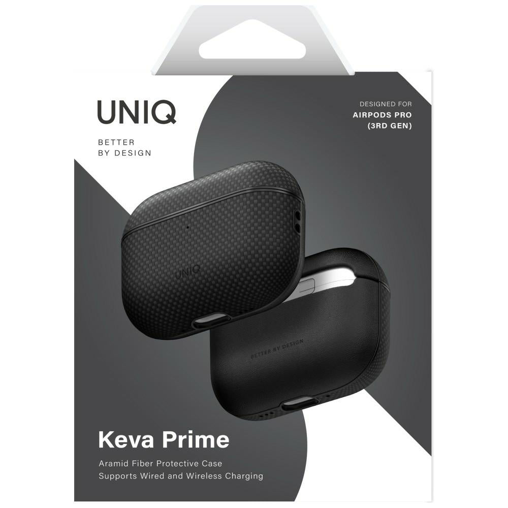 UNIQ Keva Prime Hülle für Apple AirPods Pro 3, Schwarz
