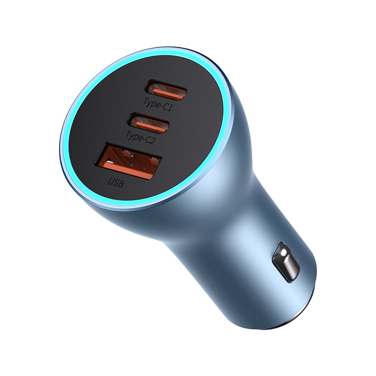 Baseus Golden Contactor Pro KFZ-Ladegerät 65W | 2x USB-C & 1x USB-A | Blau