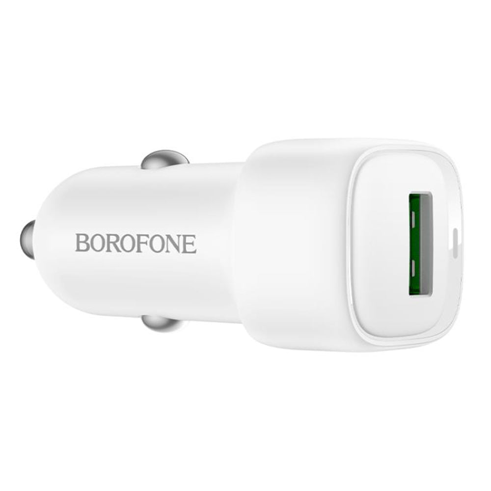 Auto-Ladegerät Borofone BZ34 Cloud, 18W, 3A, 1 x USB-A, Weiß