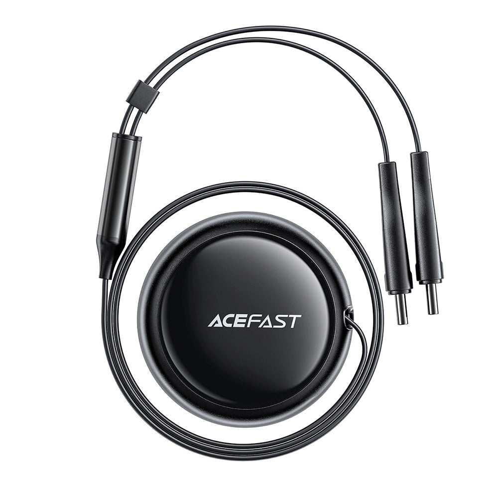 Auto-Ladegerät mit USB-C Kabel Acefast B13, 53W, 3A, 1 x USB-A, Schwarz