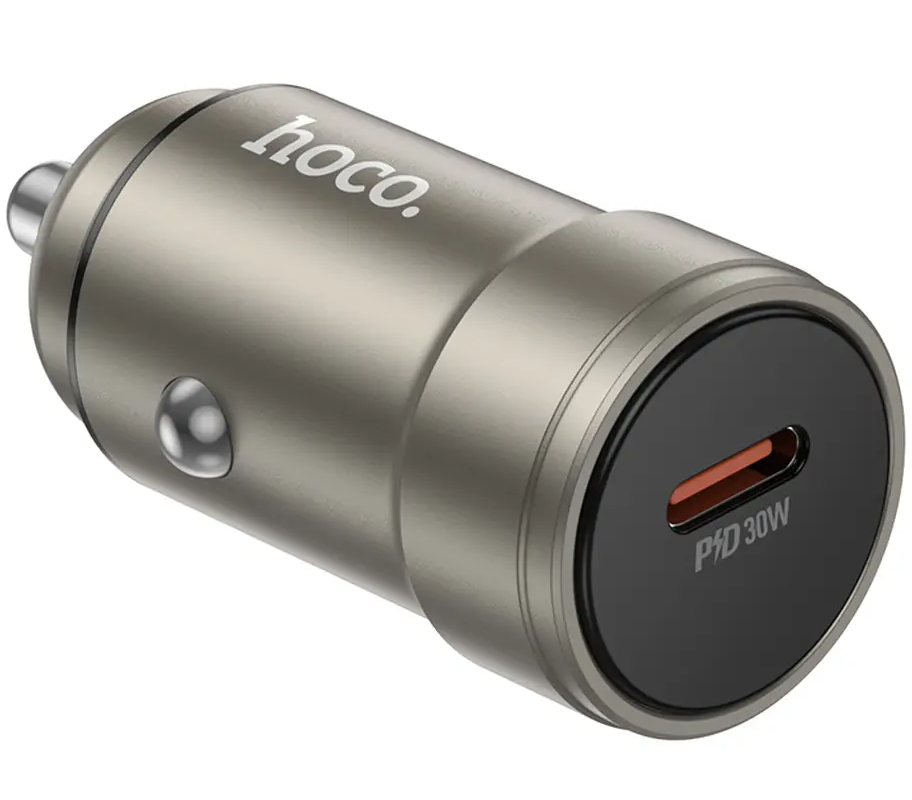 Auto-Ladegerät HOCO Z57, 30W, 3A, 1 x USB-C, Grau