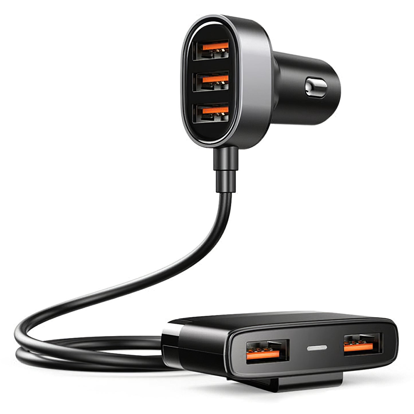 Joyroom JR-CL03 KFZ-Ladegerät 31W | 5x USB-A | Schwarz | 1.5m Kabel
