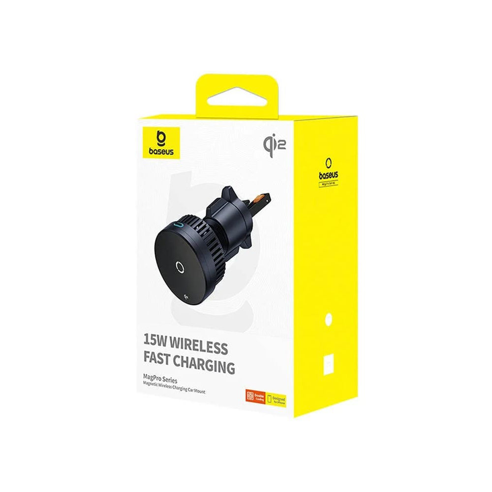 Baseus MagPro Kfz-Wireless-Ladegerät, 15W, 1.67A, Schwarz C40164100121-01