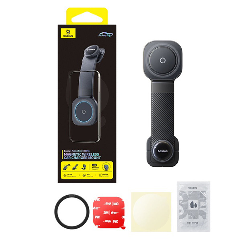 Auto Wireless Ladegerät Baseus PrimeTrip C03 Pro, 15W, 1.67A, Schwarz C0013701
