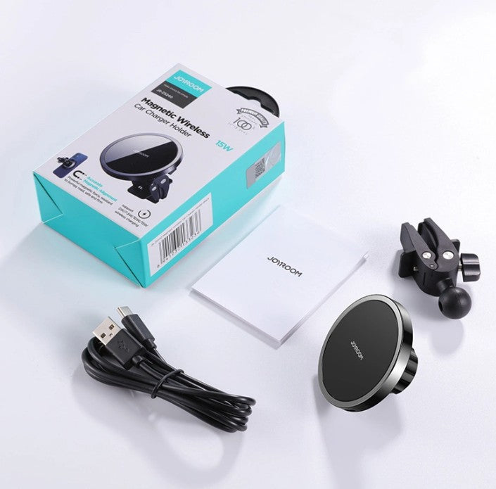 Kfz-Wireless-Ladegerät Joyroom JR-ZS240 Air Vent, 15W, 1.67A, Schwarz