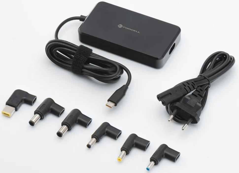 Forcell F-Energy E856 Ladegerät, 65W, Universal, Schwarz