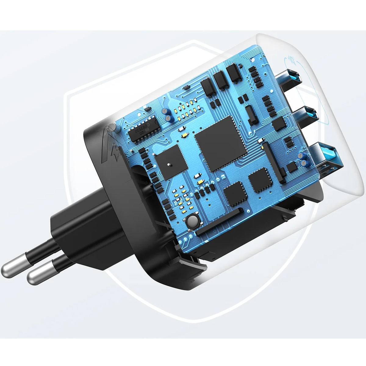 Netzladegerät Anker 336, 67W, 3.25A, 1 x USB-A - 2 x USB-C, Schwarz A2674G11